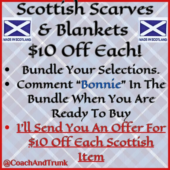 SALE TAKE $10 OFFโก๏ธ๐๐ค๐งฃ๐งฃ IMPORTS FROM SCOTLAND๐งฃ๐งฃ๐ค๐โฌ
๏ธ - Picture 1 of 16